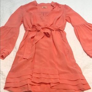 Coral dress
